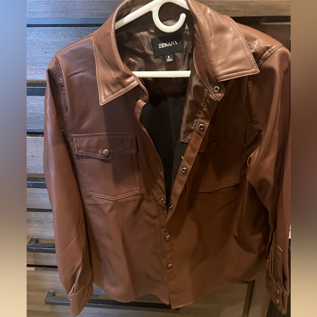 Brown Pleather Brand New